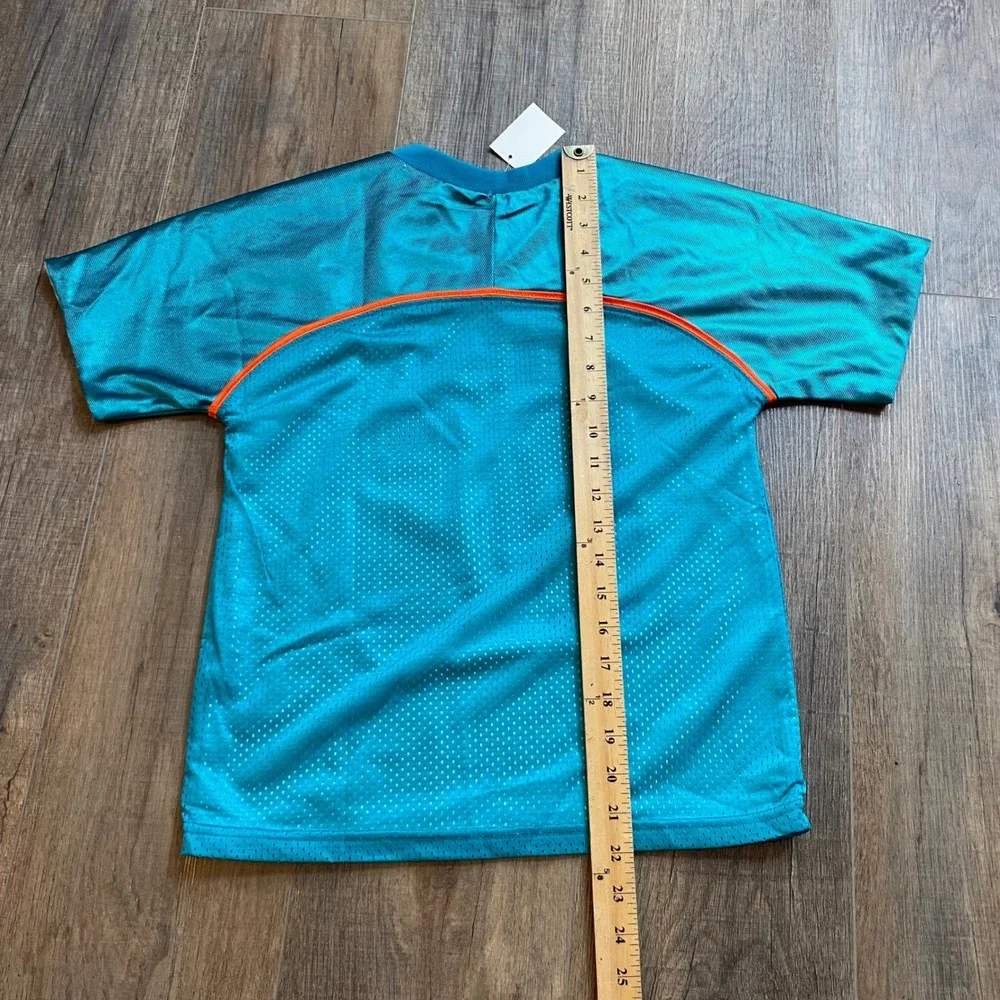 Upward Sports Reversible Basketball Jerseys Youth Teal White Orange Size YM (2)‎